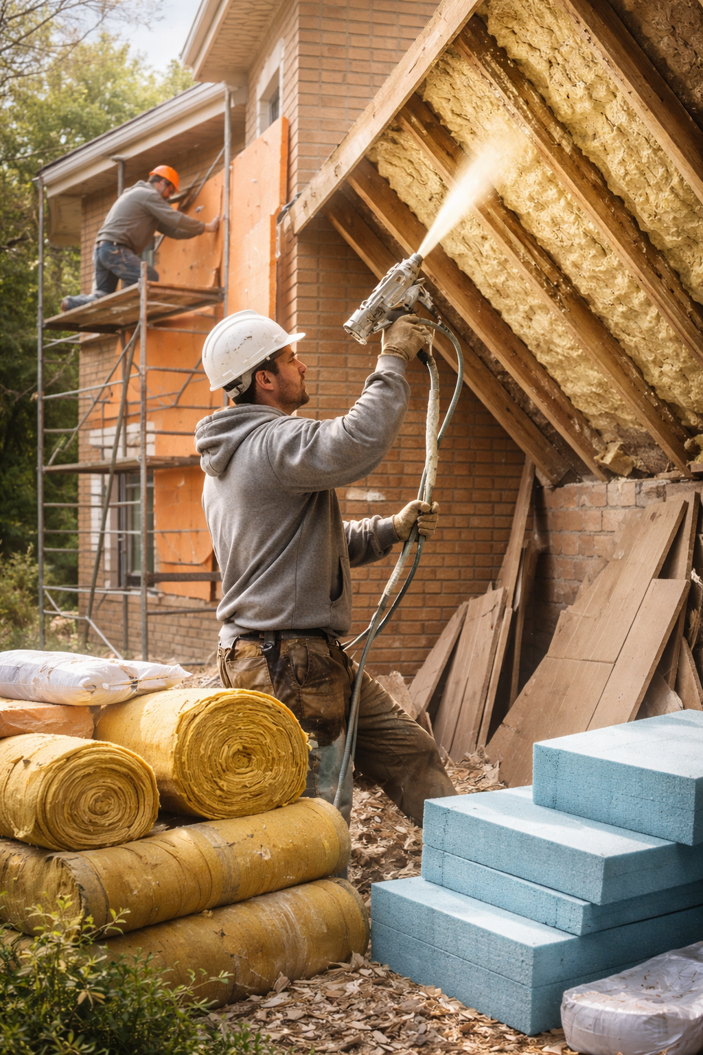 Утепление домов в Туле под ключ от 4271 руб/м2 | Профессионально — ТепломастерТул